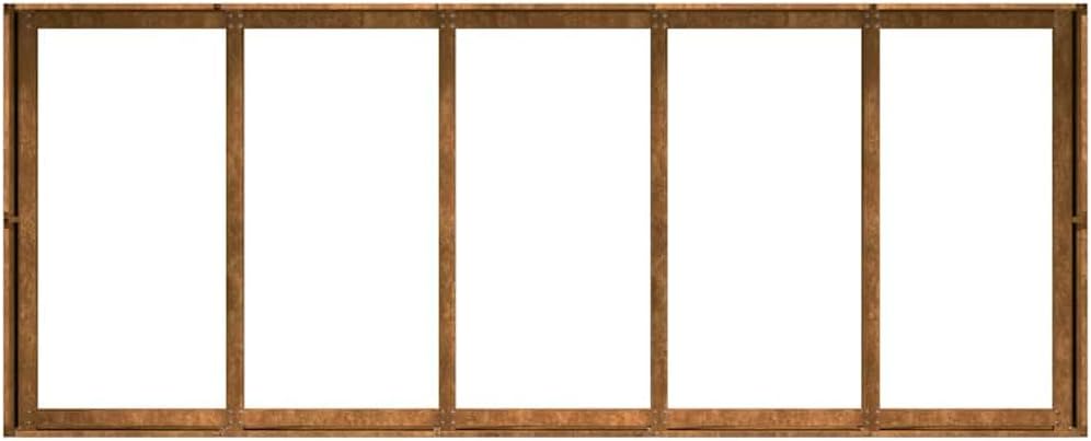 vidaXL Pflanzkübel Rostig 200x80x40 cm Wetterfester Stahl, Pflanztopf, Pflanzenständer, Hochbeet, Pflanzgefäßständer, Pflanzentablett, Gartenpflanzer