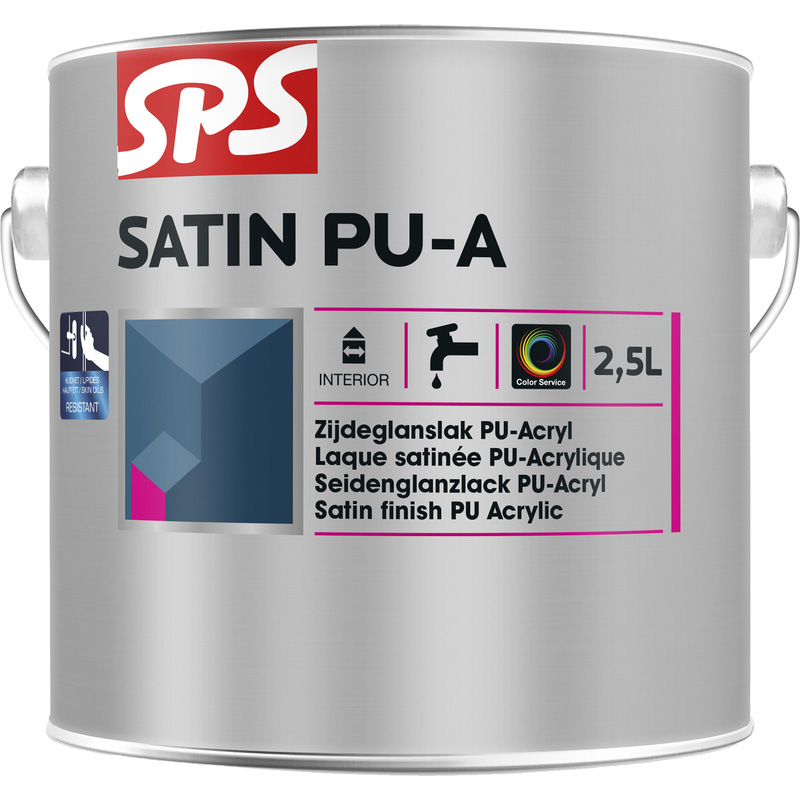 SPS Satin PU-A 2,5L RAL9010