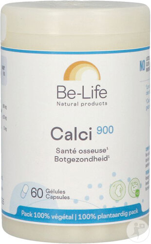 Be-Life Calci 900 Santé Osseuse Complément Alimentaire 60 Gélules