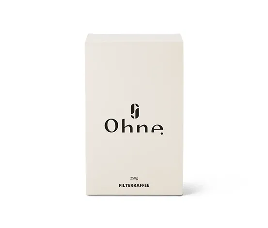 OHNE Coffee - Äthiopien Filterkaffee, entkoffeiniert - 500 g Ganze Bohne
