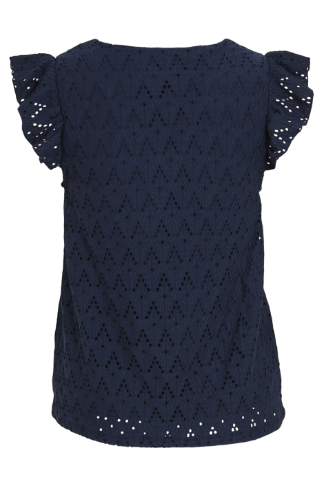 Vila blauwe dames t-shirt