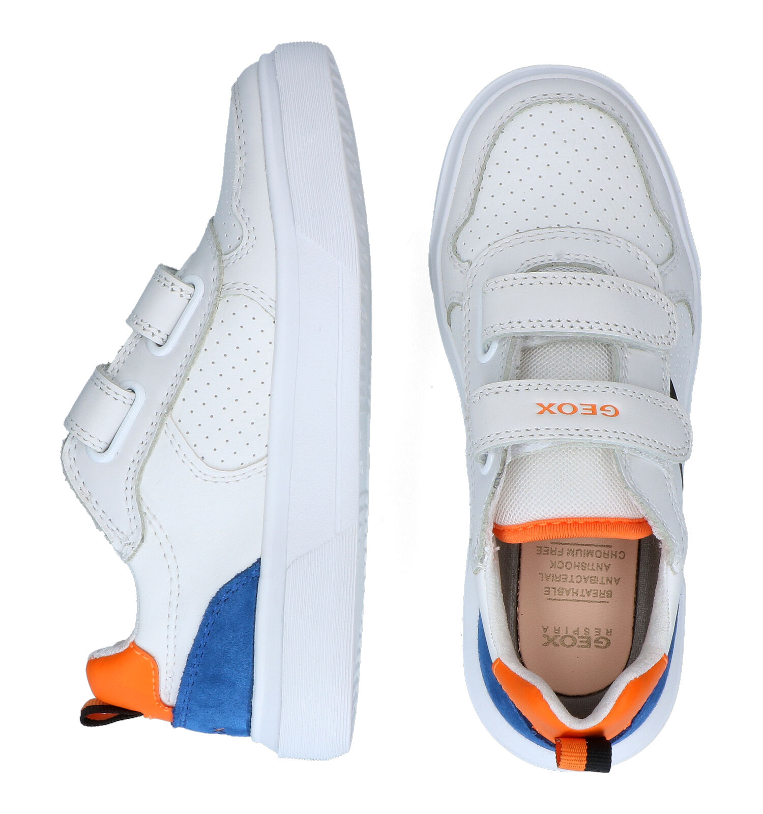 Velcroschoenen wit