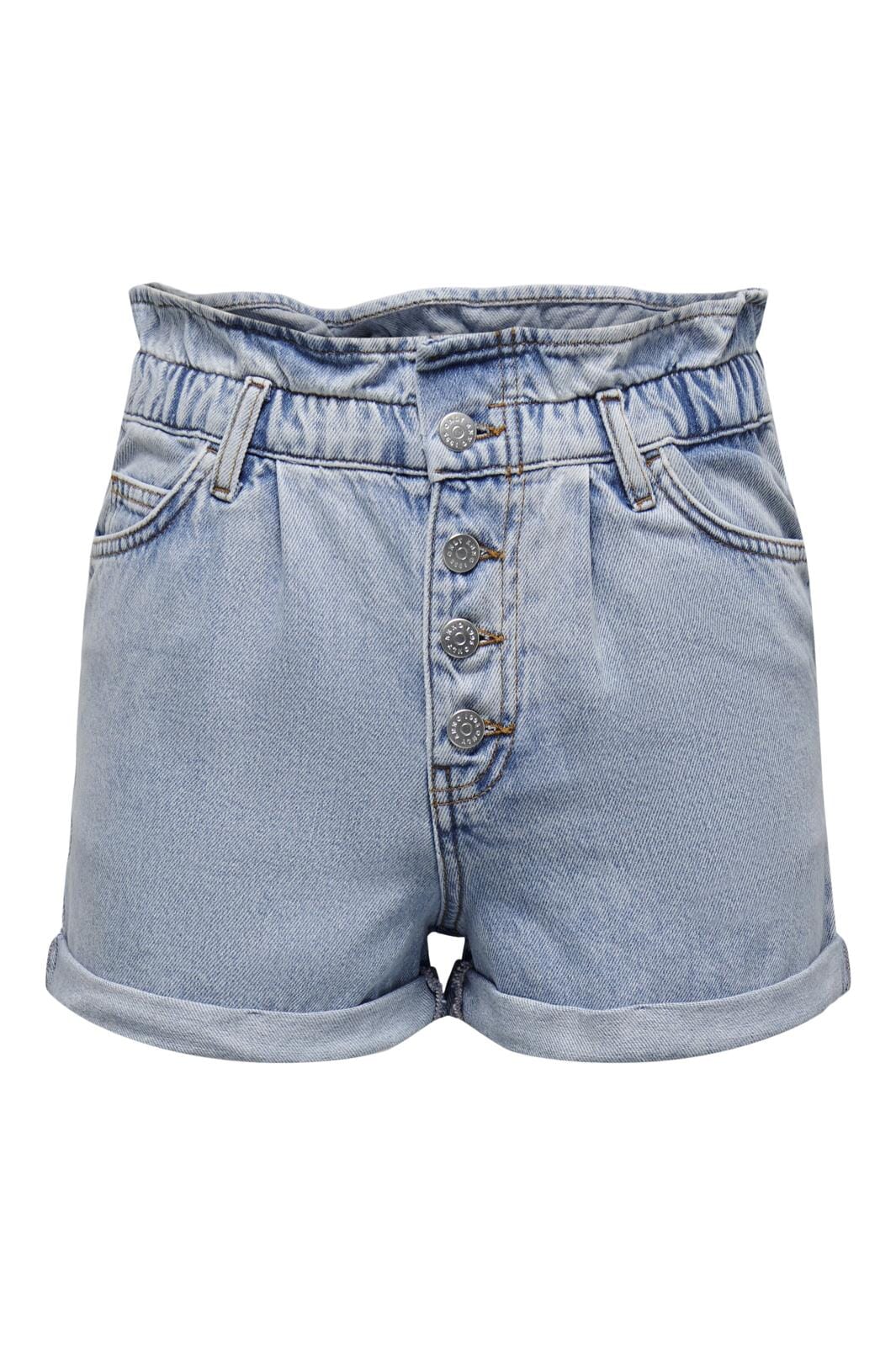Only Onlcuba Paperbag Shorts 3700348 light blue denim