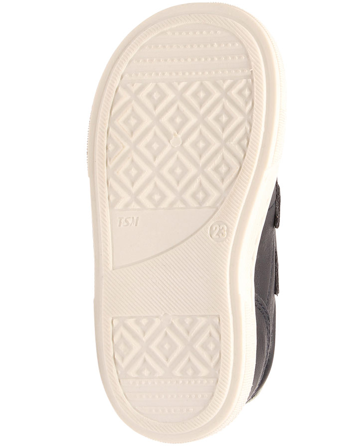 Leder-Halbschuhe KAE in navy