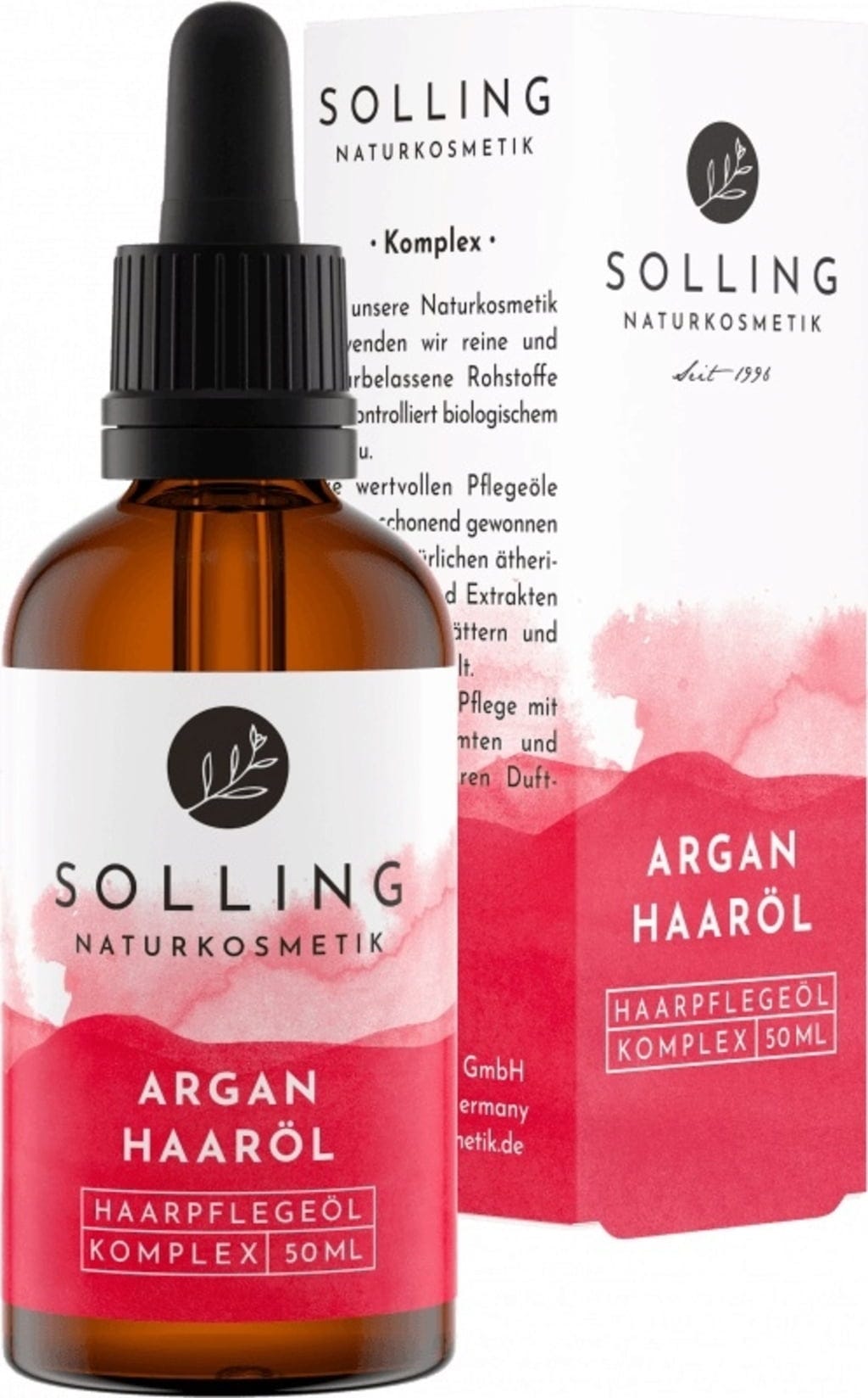 SOLLING Naturkosmetik  Arganöl Haarpflegeöl, 50 ml