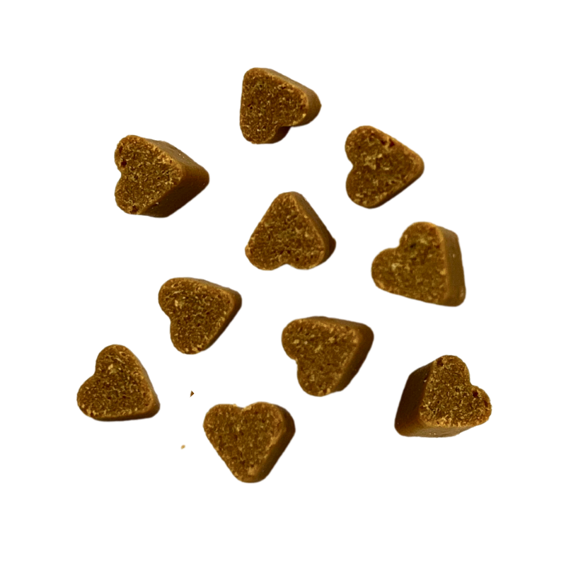 Petiscos para Gatos BVS Mini Corações de Frango | Deliciosos Petiscos em Mini Corações de Frango para Gatos