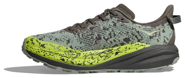 Chaussures Trail Hoka Speedgoat 6 GTX Gris/Vert Homme