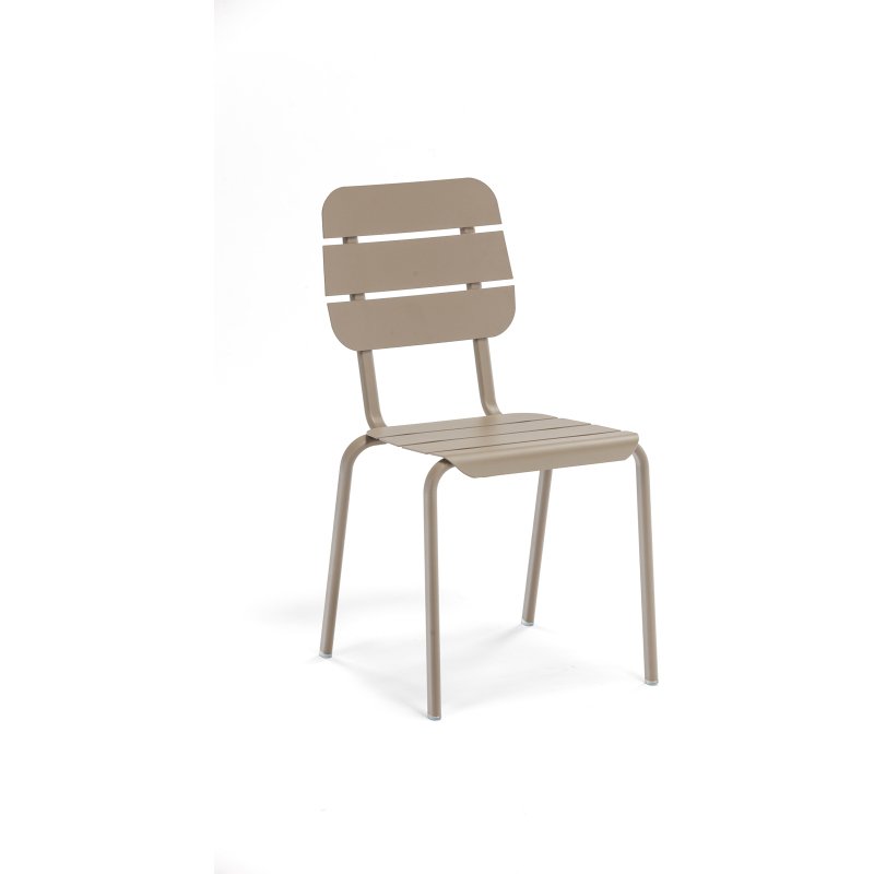 Chaise empilable d'extérieur ARNON - structure aluminium