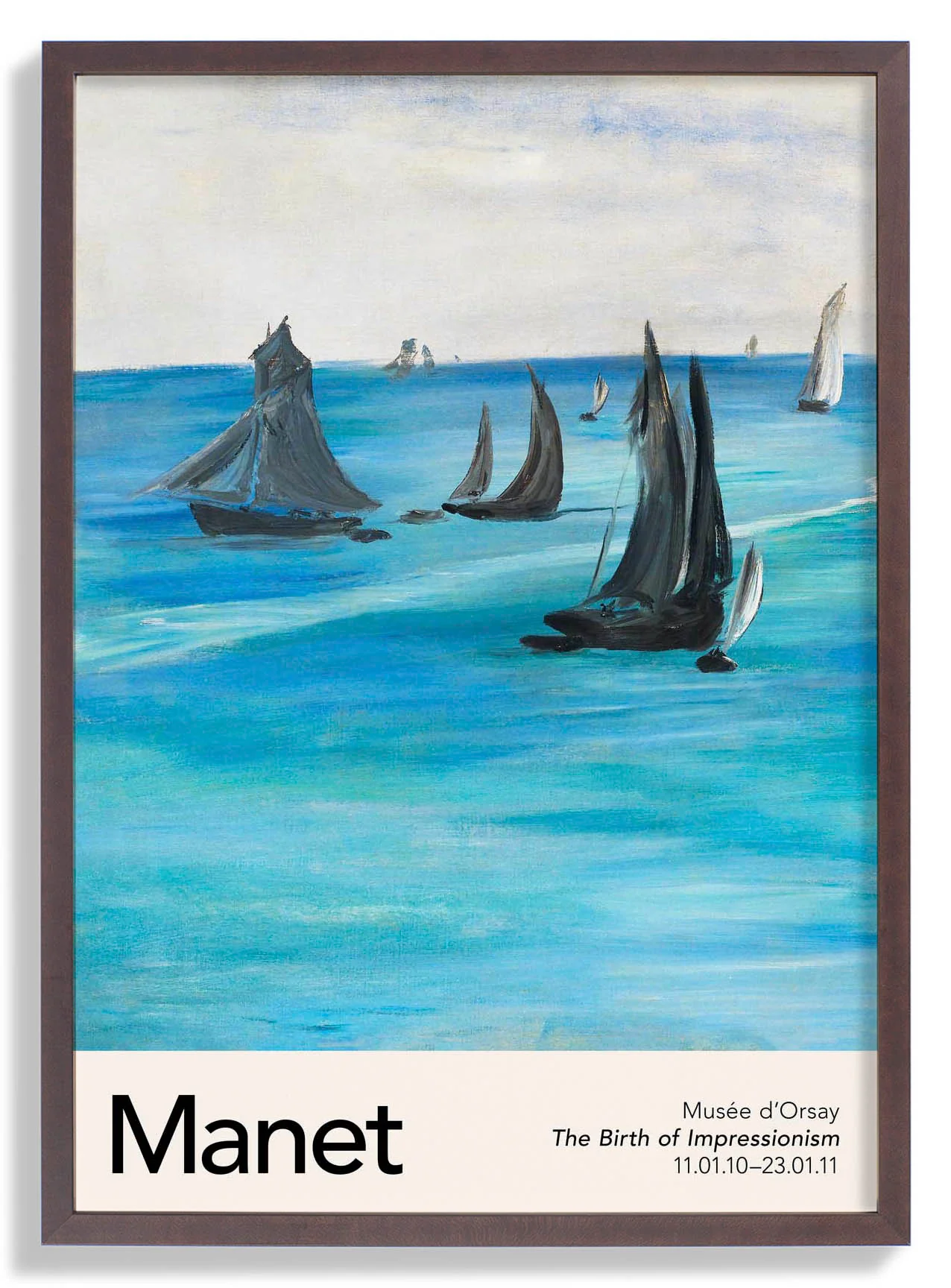 Meerblick, ruhiges Wetter von Manet Ausstellung
