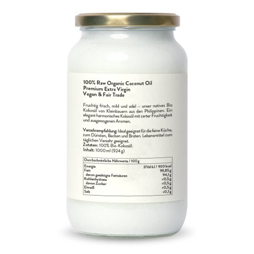 Sunday Natural Products  Bio Kokosöl Premium Virgin