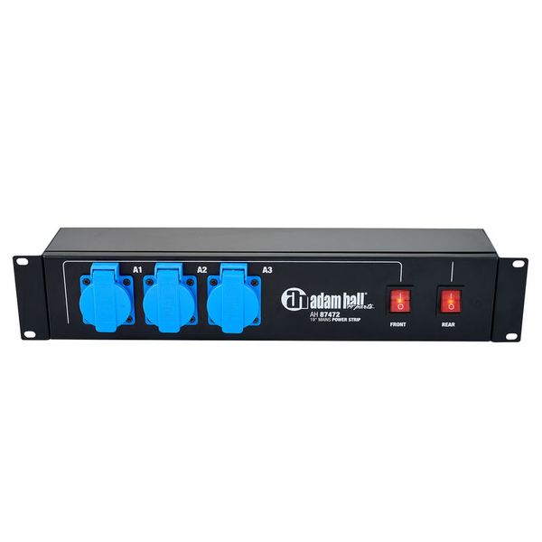 Adam Hall 87472 Mains Power Strip 2U