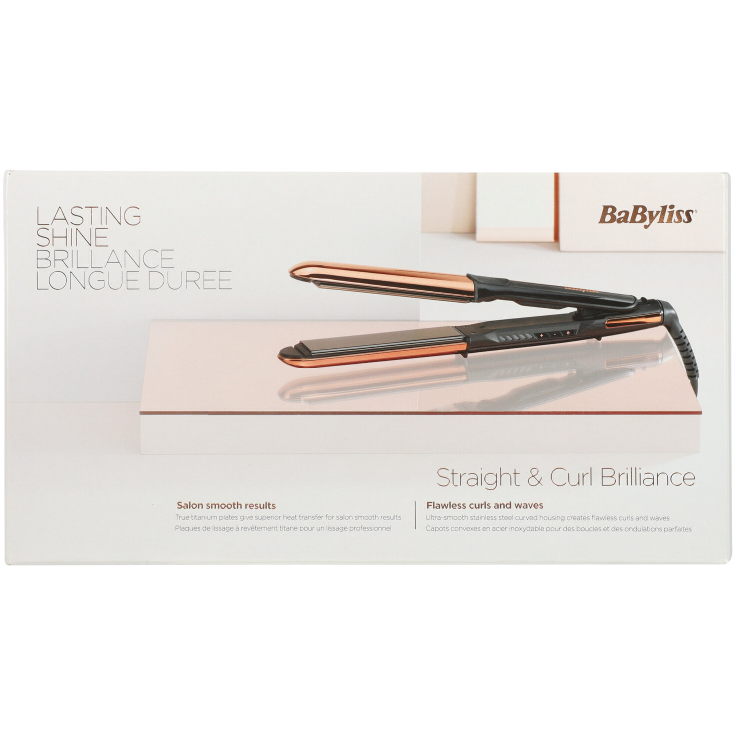 Babyliss Haarglätter Straight&Curl Brilliance ST482E