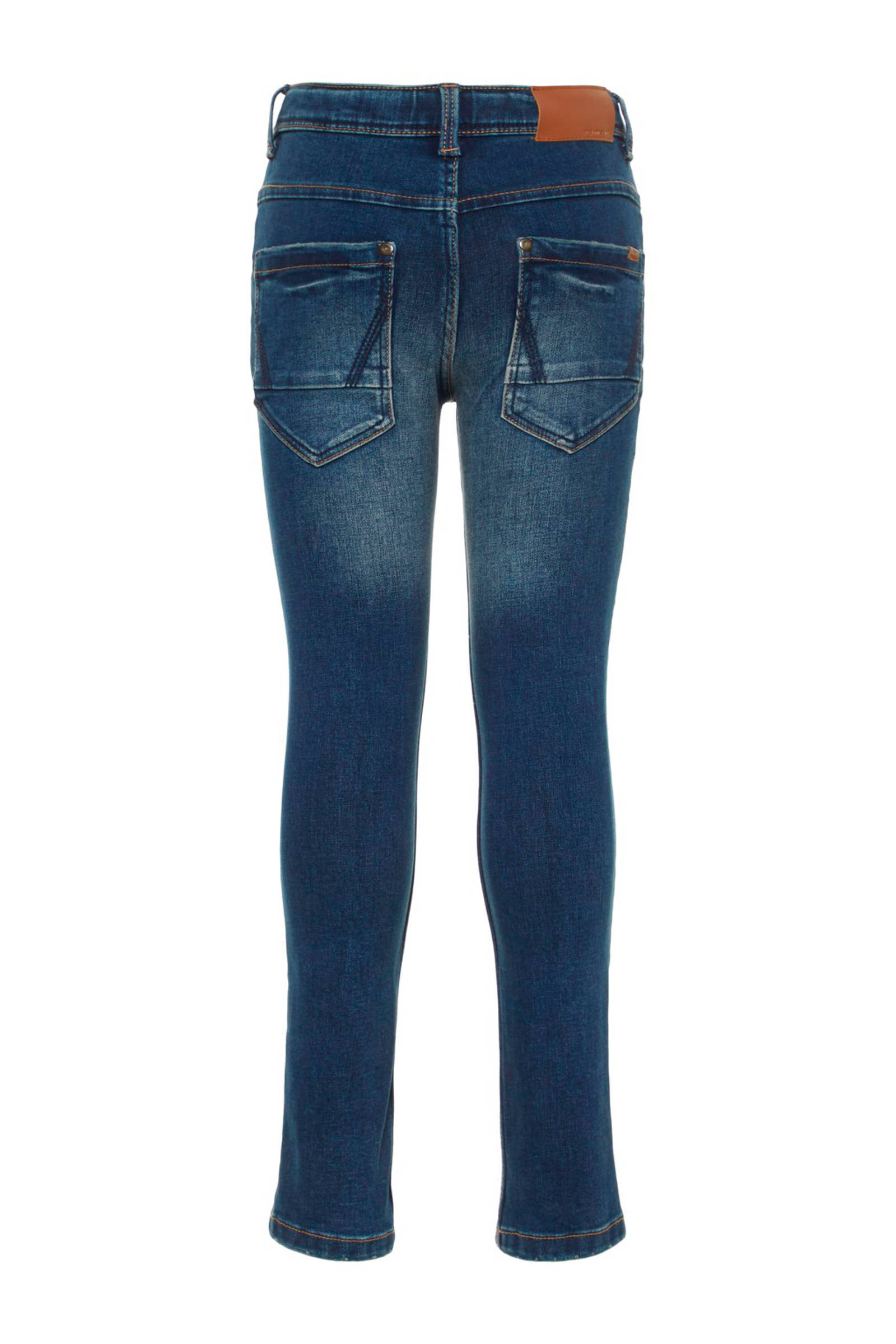 NAME IT slim fit jeans NKMTHEO dark blue denim