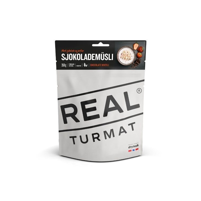 Real Turmat Chocolate Muesli, enkelportion