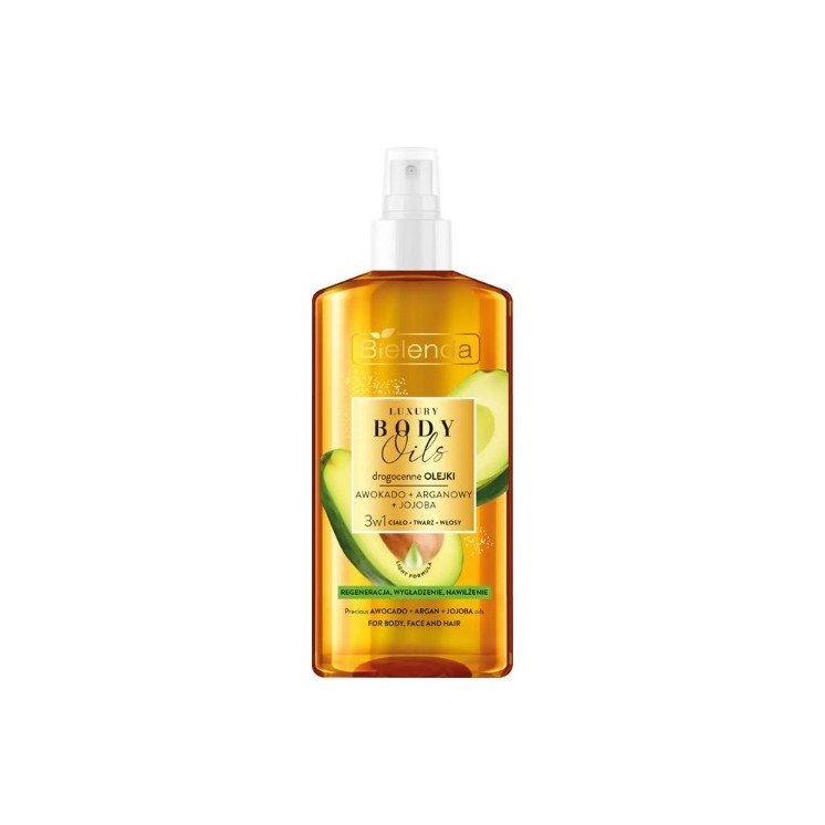 Bielenda Luxury Body Oils 3in1 Pflegeöl Avocado + Arganöl + Jojobaöl 150 ml