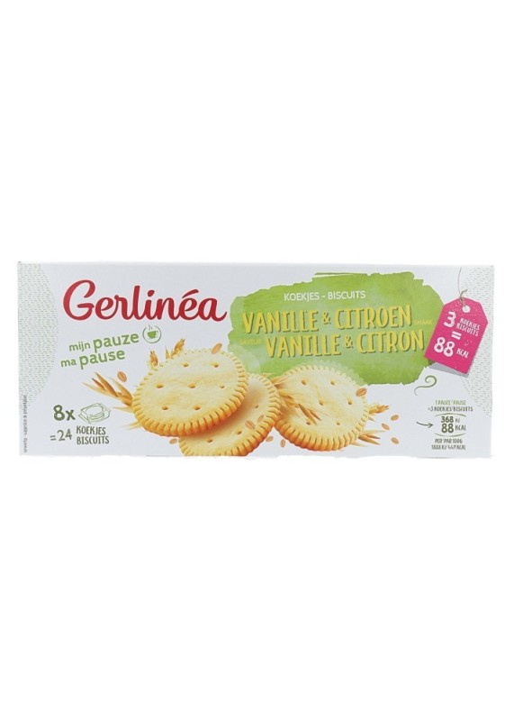 Gerlinea Koekjes Vanille & Citroen 24 Stuks