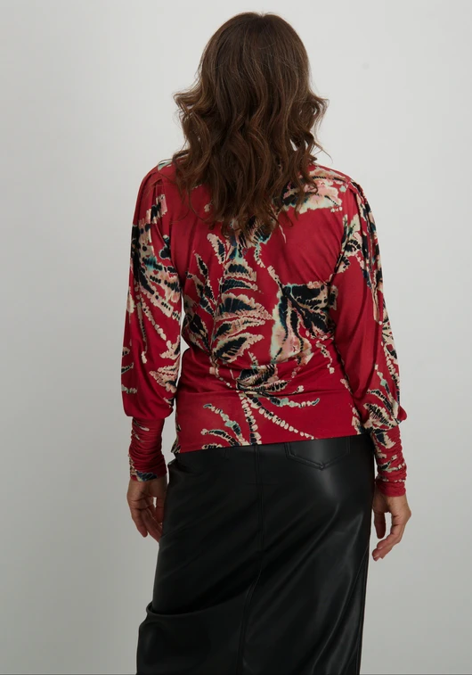 Aaiko Shirt GENA PAINTED FLOWERV