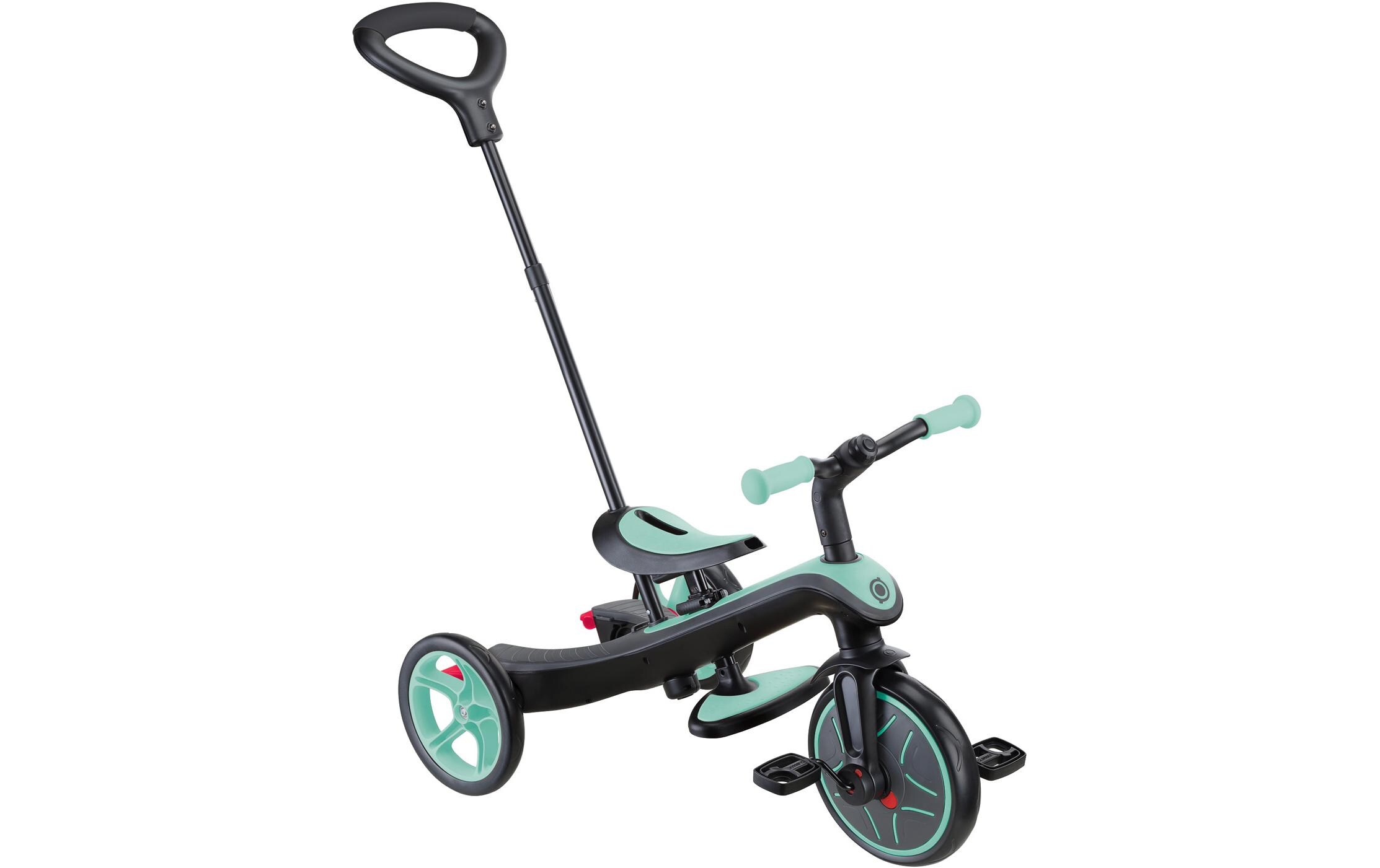 Dreirad Trike Explorer 4 in 1 Mint<br>Vielseitiges 4-in-1-Fahrzeug für kleine Entdecker