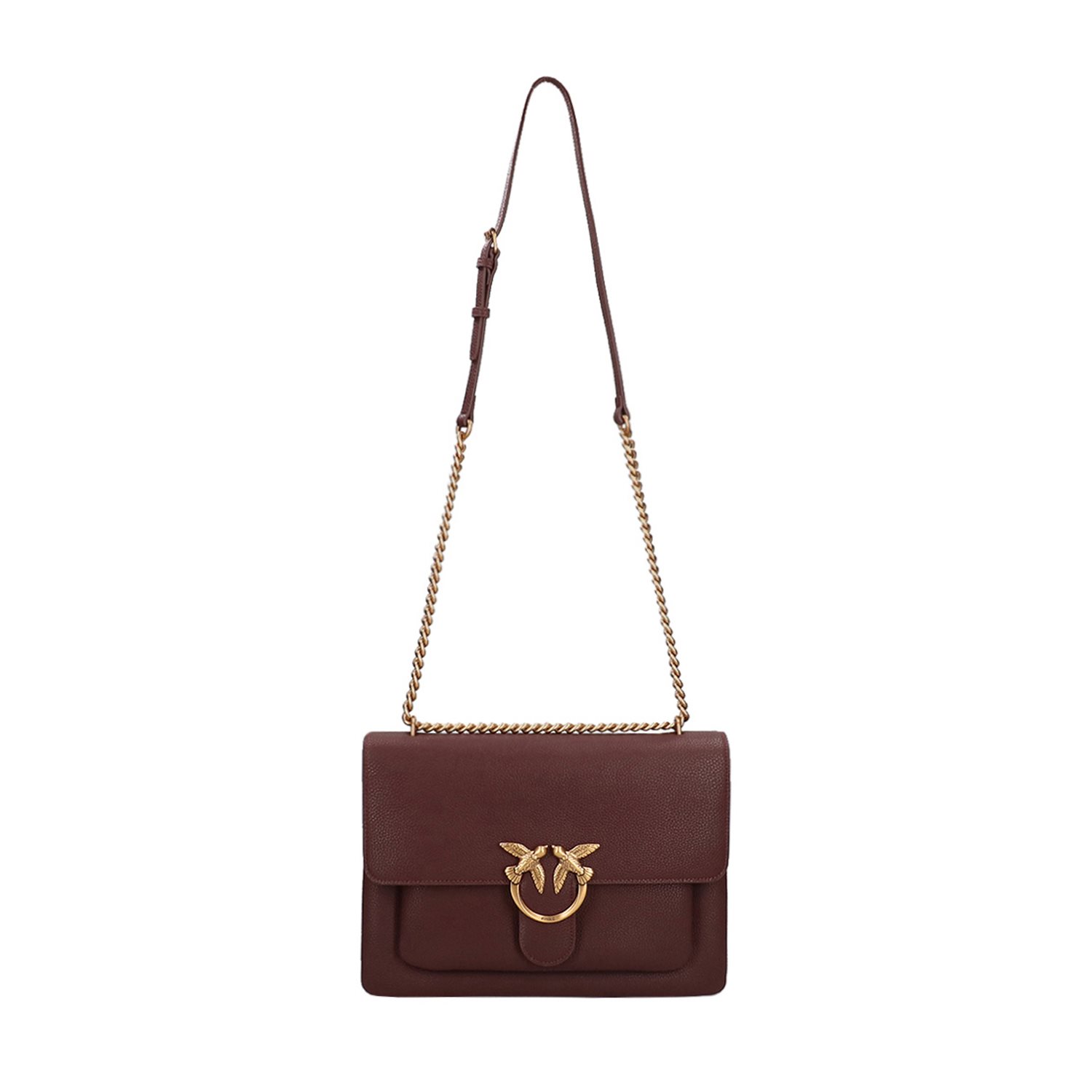 Pinko Love One Soft Big choc bitter-antiqueÂ gold