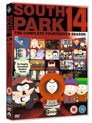 South Park: Series 14 DVD (2012) Trey Parker Cert 15 3 Discs Pre-Owned Region 2