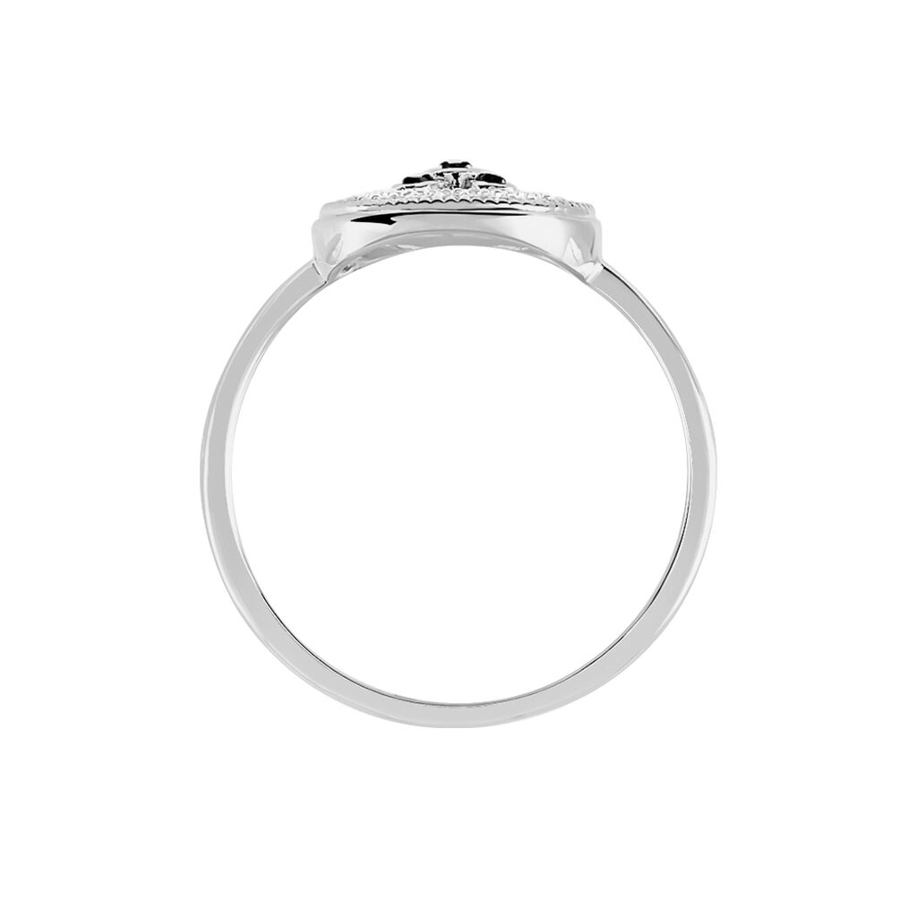 Bague Elfidiane Or Blanc Diamant
