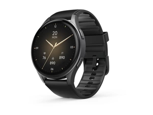 Hama 8900 - Dark gray aluminum alloy - smartklokke med armbånd - svart - display 1.43