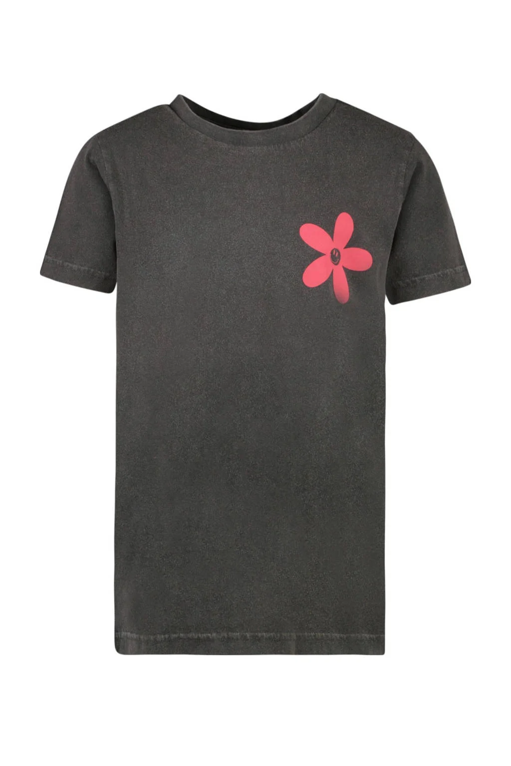 Cars T-shirt CARRO met backprint zwart/roze