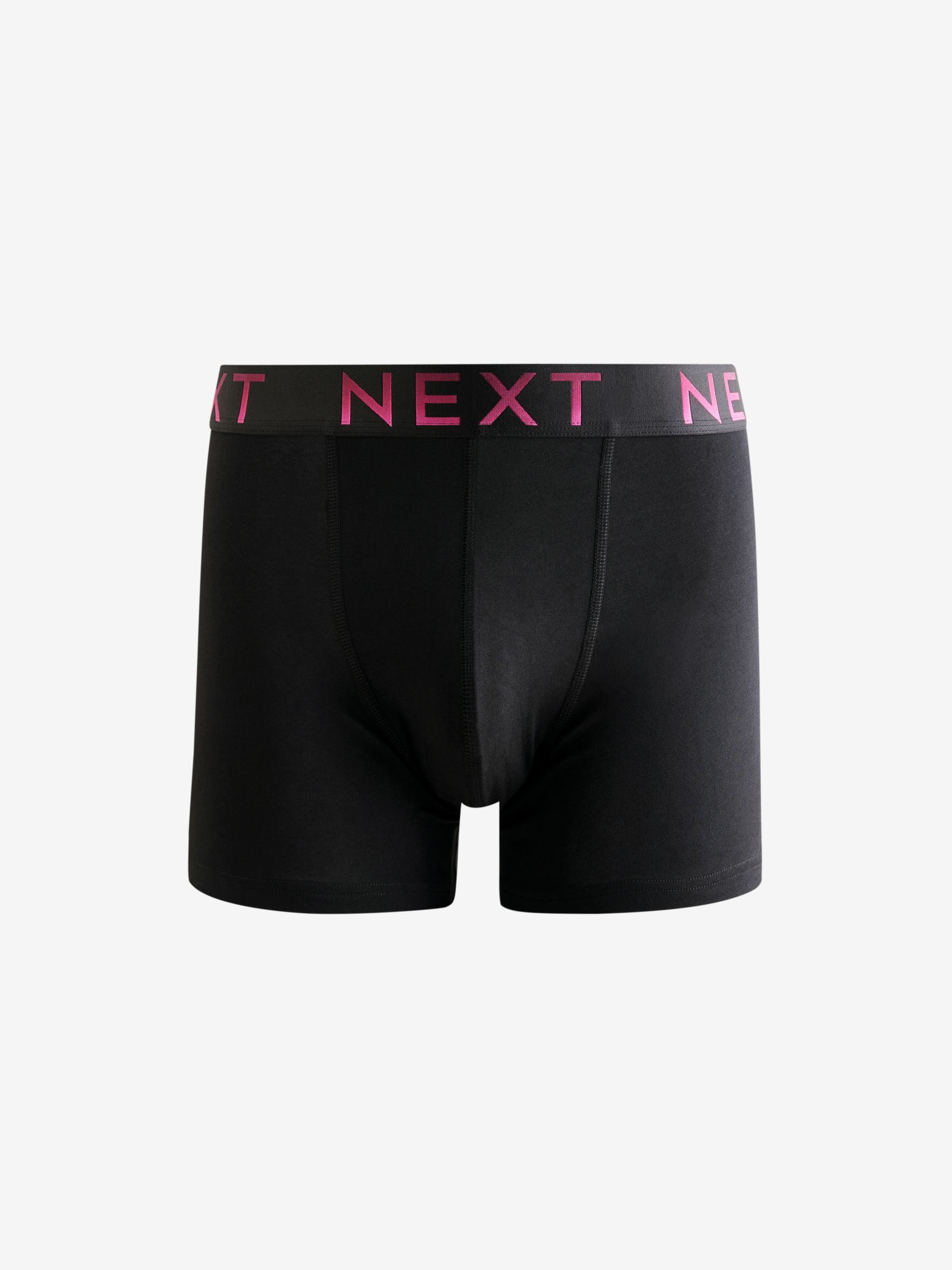 Zwart met ombré gekleurde taillebanden - Katoenrijke trunk boxershorts verpakking van 10