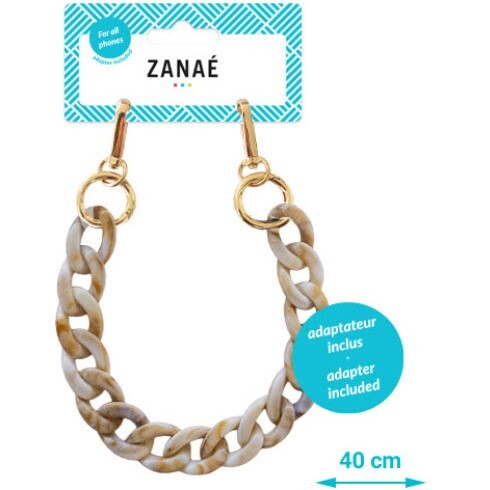 ZANAÉ Smartphone Armband Mineral, Winter beige
