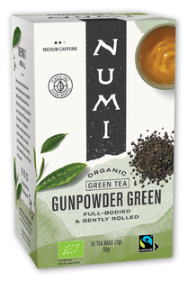 Numi Thee Gunpowder Green Biologisch 18ST