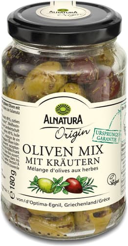 Alnatura BIO Oliven Mix mit Kräutern