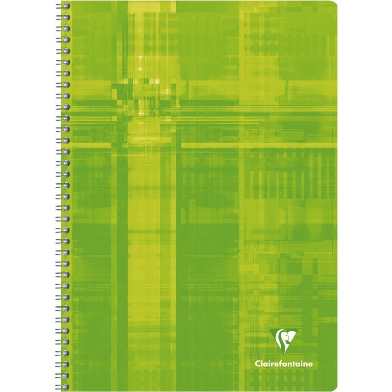 Cahier spirale Clairefontaine Metric A4 21 x 29,7 cm petits carreaux 100 pages