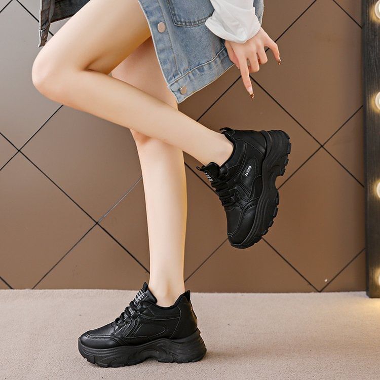Asterisk - Platform Sneakers met letters
