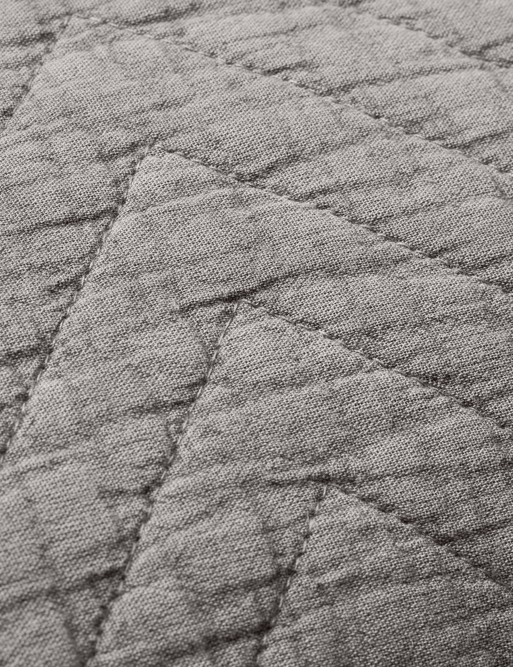 Cozy Living  Cotton sengetæppe, Granit - 280 x 260 cm.