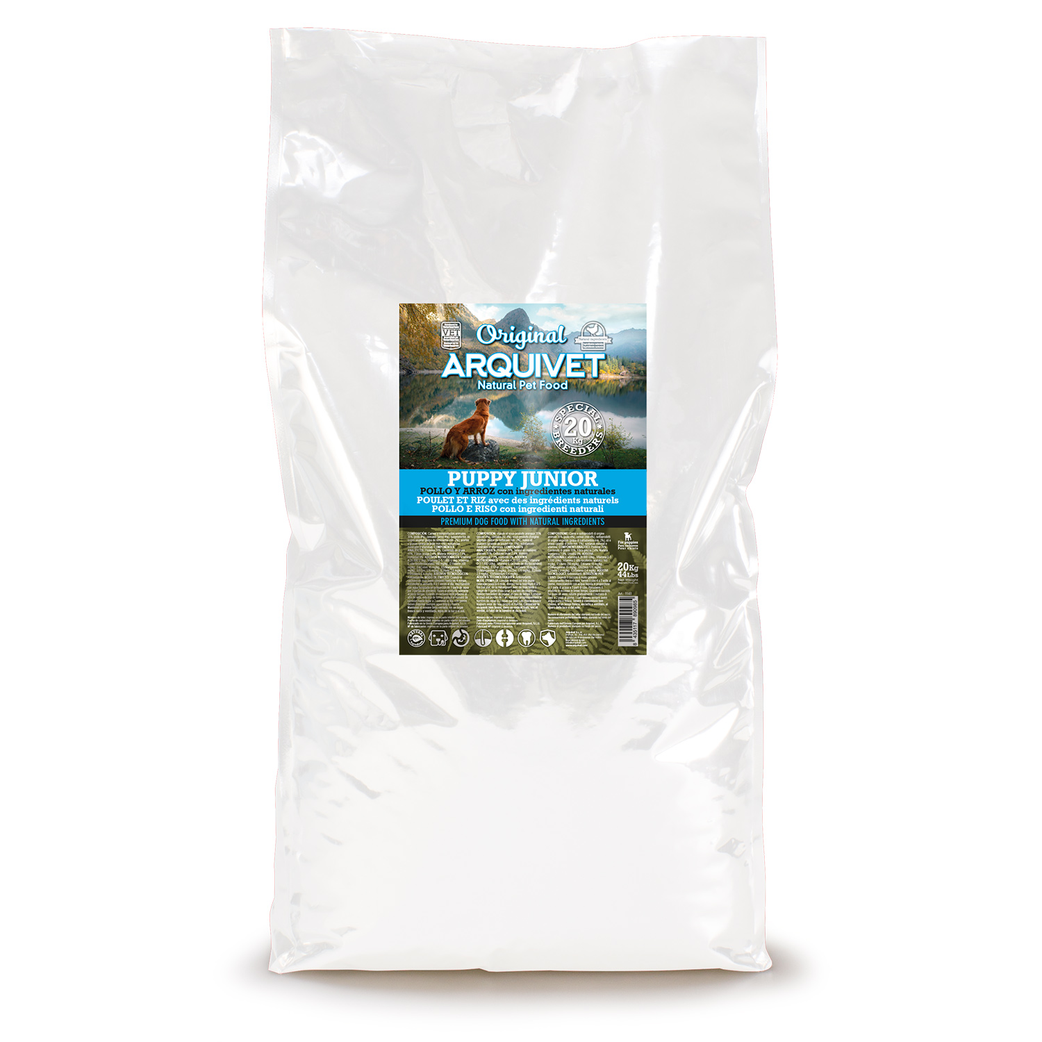 ARQUIVET DOG ORIGINAL - Filhote Júnior 20Kg