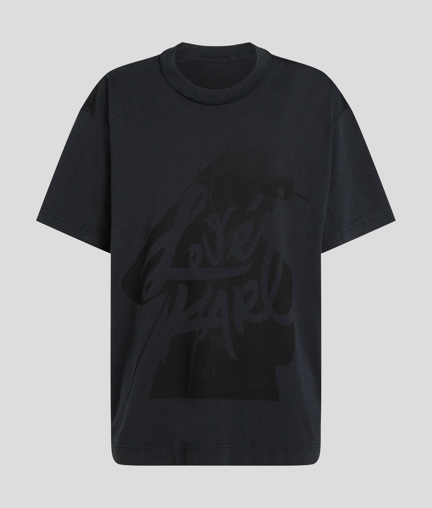 T-SHIRT KLJ X ATELIER RESERVÉ - Noir lavé