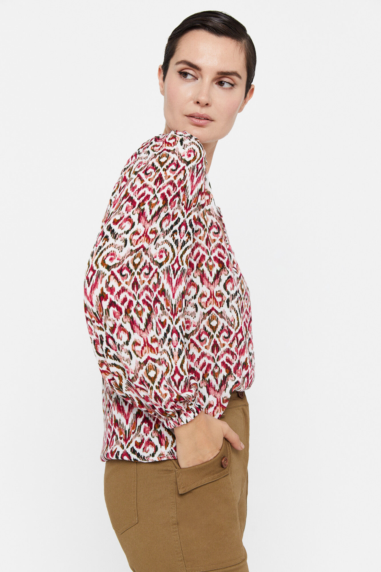 Blusa estampada - Estampa branca