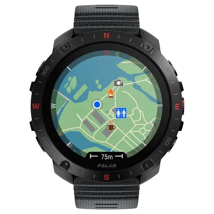 Polar Grit X2 Pro Sporthorloge Zwart H&L
