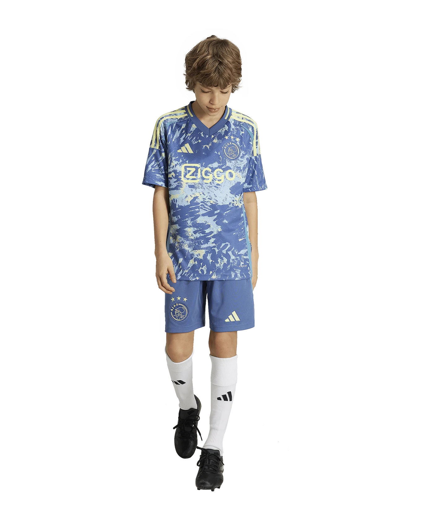 adidas Ajax Amsterdam Short Away 2024/2025 Kids Blau