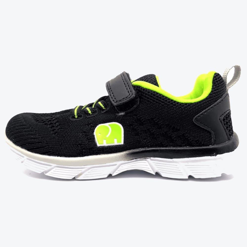 Elefanten Klettschuhe - Teja Tita - Schwarz/Neongrün
