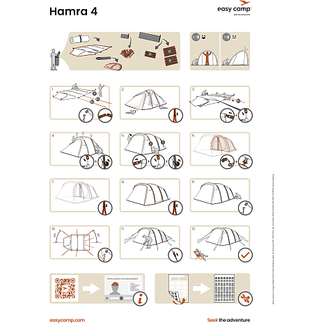 Easy Camp hamra tunneltelt