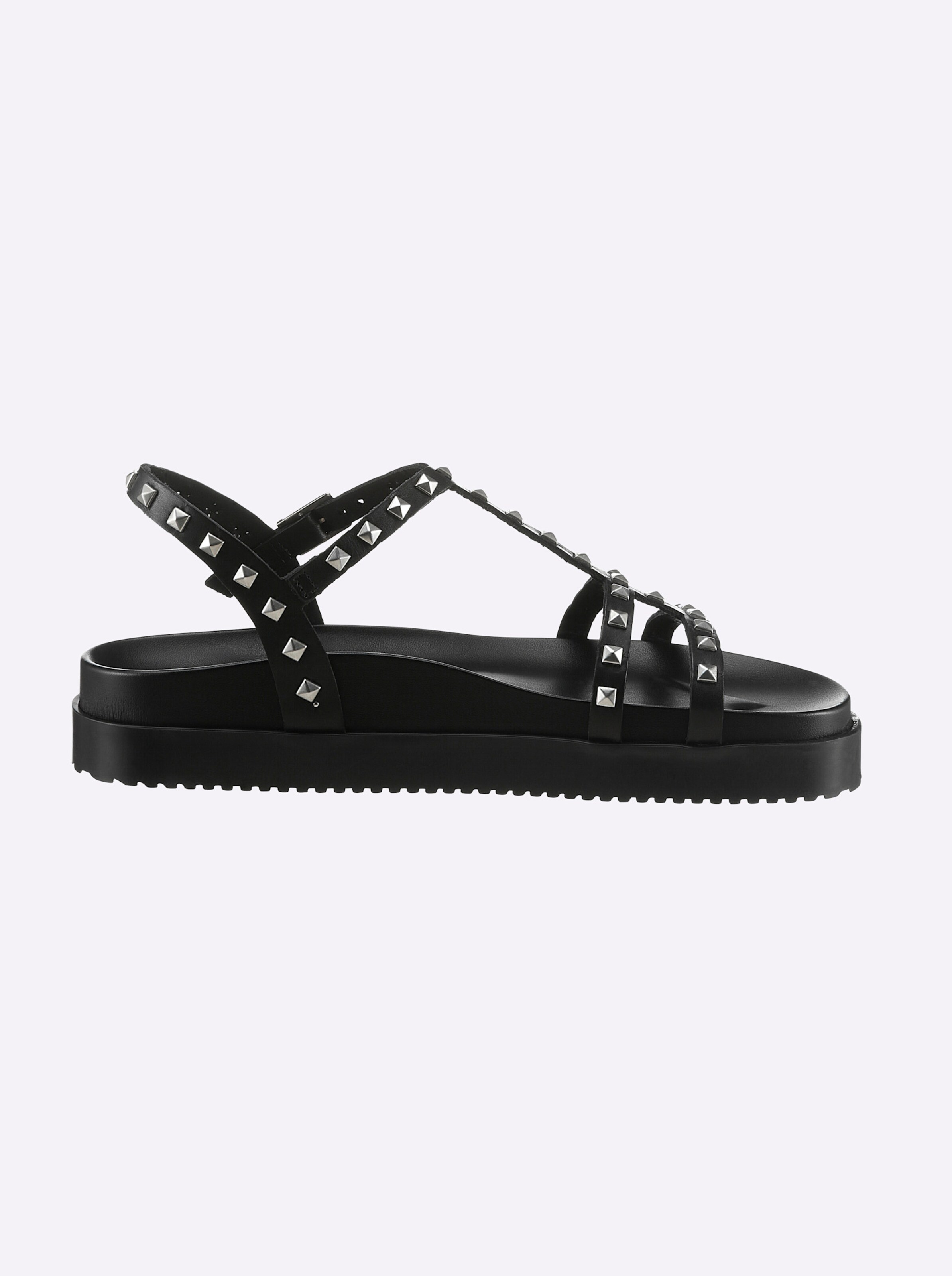 heine Sandale in schwarz