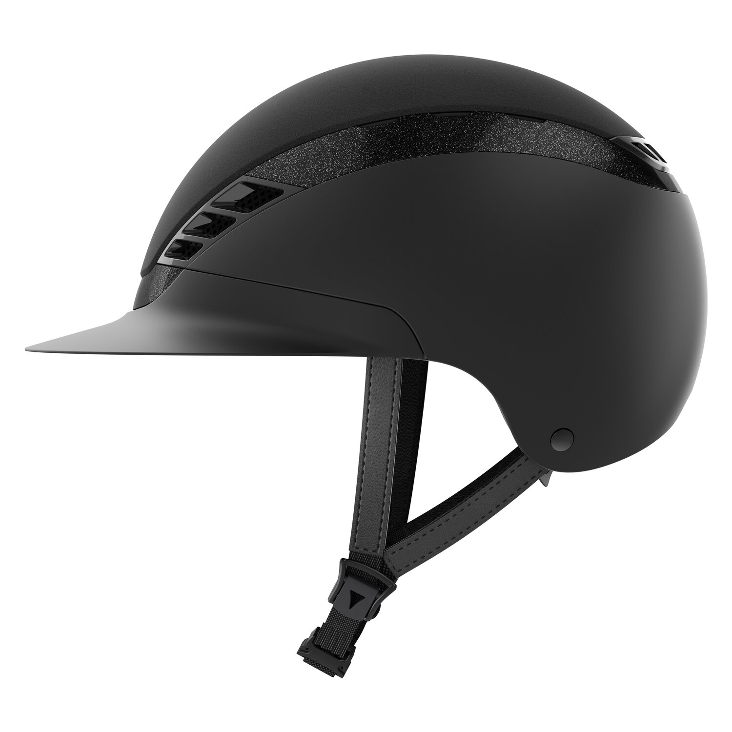 ABUS PIKEUR Reithelm AirLuxe Supreme Lady Vizor  - black