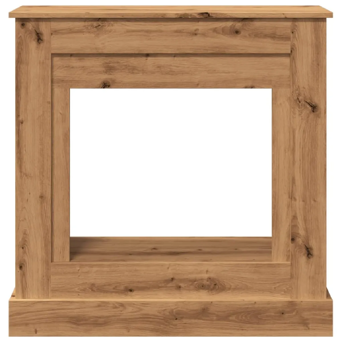 vidaXL Cadre de cheminée chêne artisanal 90x30x90 cm bois ingénierie