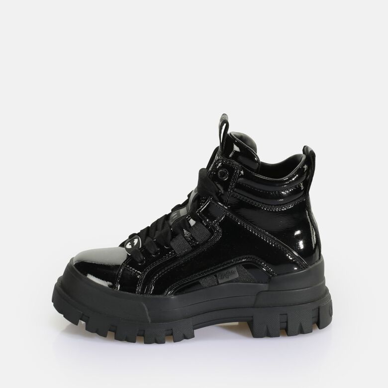 Aspha NC MID Laceup Bottines vegan, noir