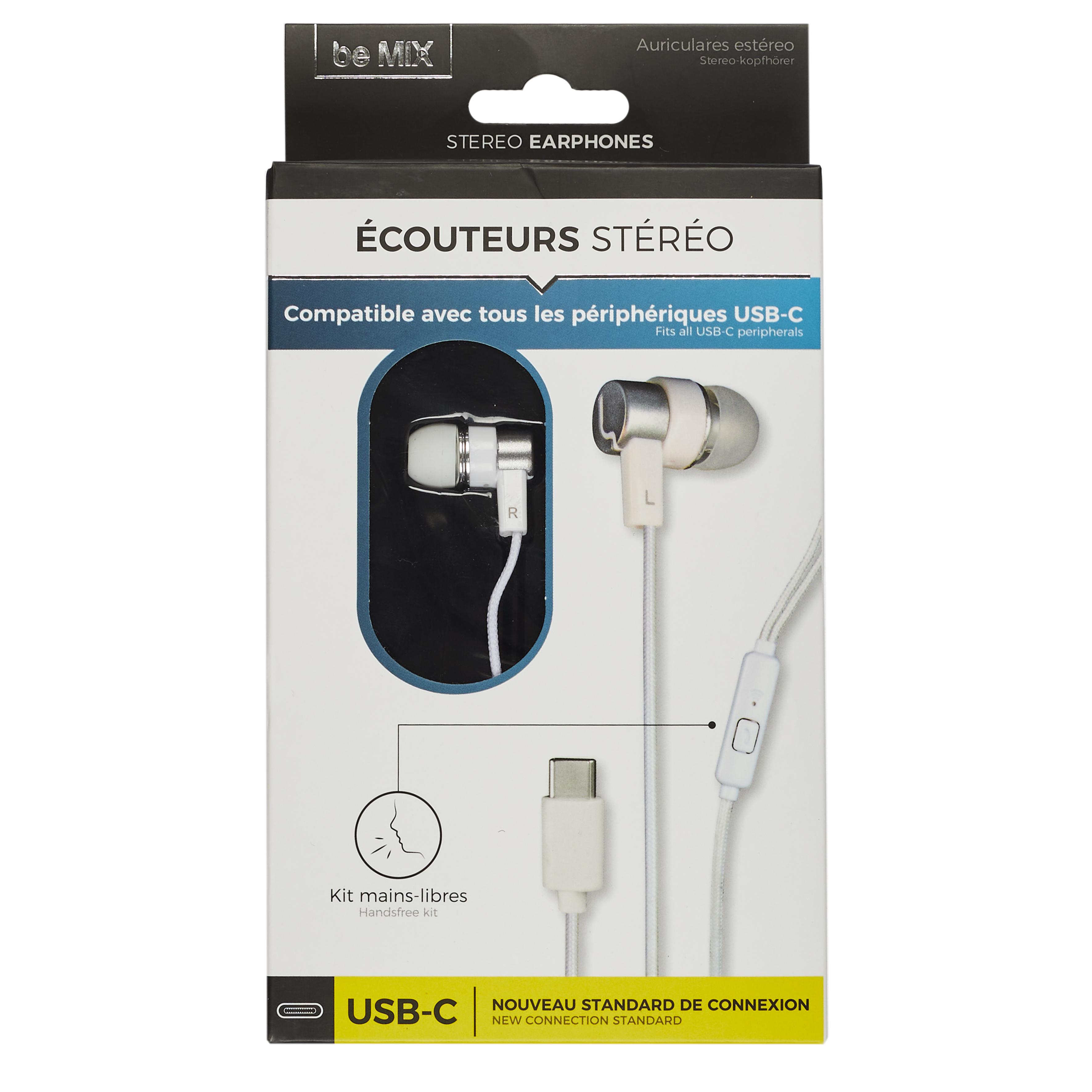 ECOUTEURS TYPE C MAIN LIBRE
