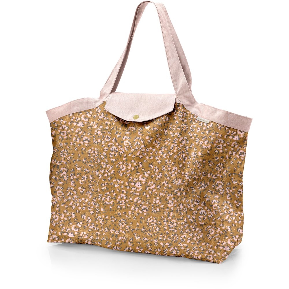 Grand Sac Cabas En Tissu Gypso Ocre