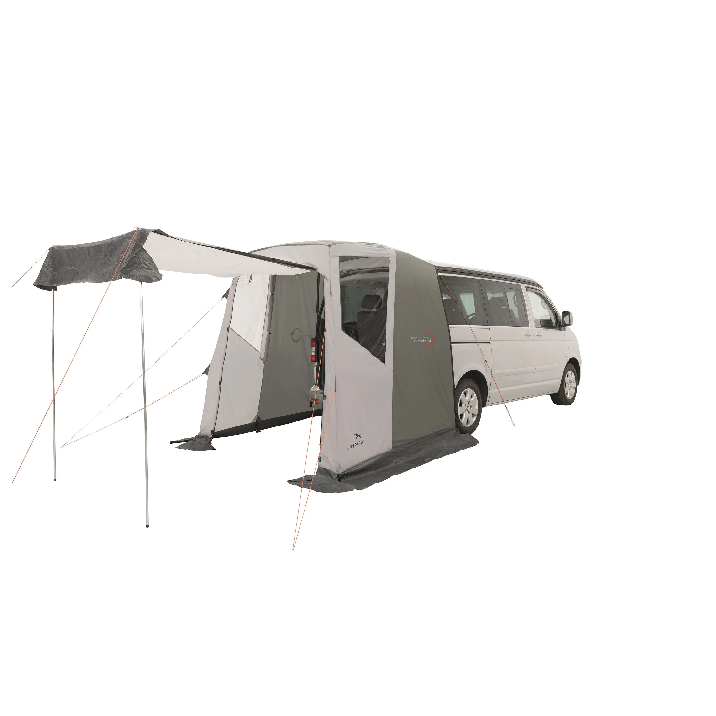 EasyCamp -  Easy Camp Heck-Vorzelt Crowford granite grey