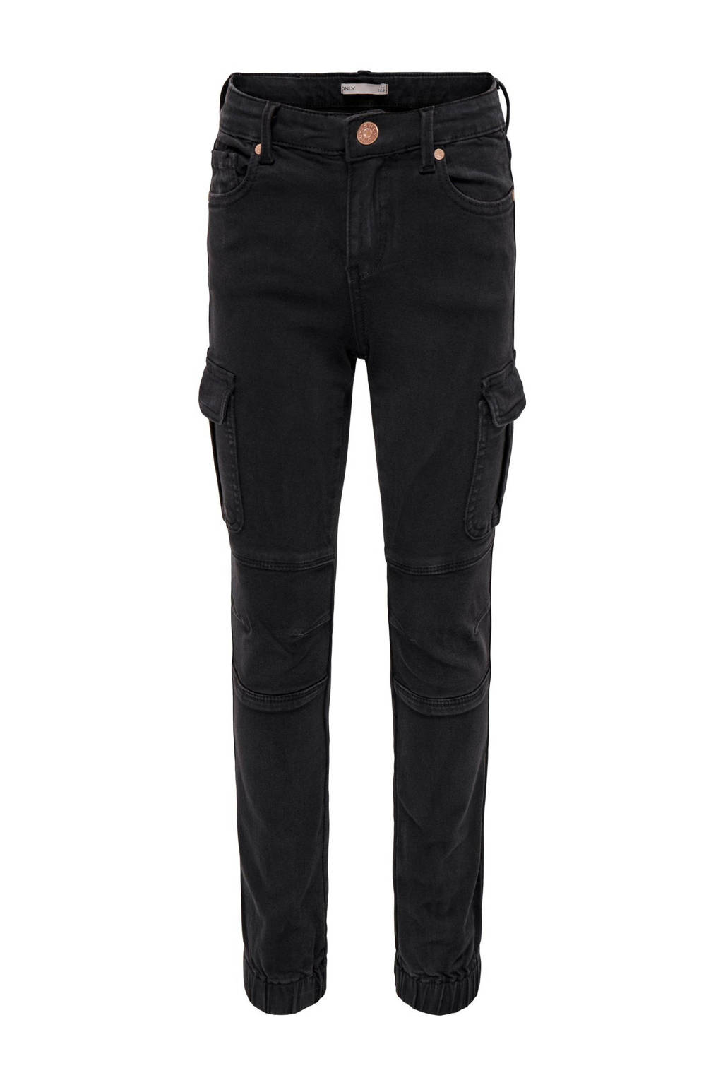 ONLY slim fit cargobroek KOGMISSOURI zwart