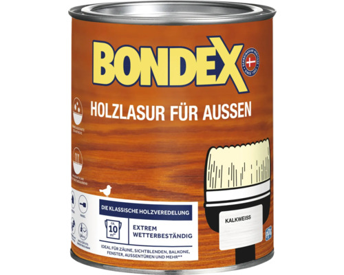 BONDEX Houtbeits Krijtwit 750 ml